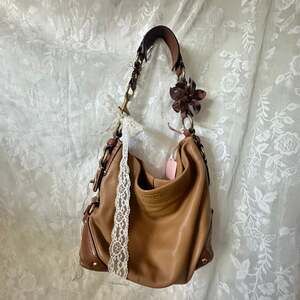 COACH Y2K Vintage Carly Large Slouchy Hobo Bag Leather Shoulder Purse 10616